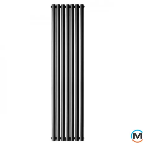 Радіатор Luxrad OVAL 1700x410 ZDC чорний мат, Колір: Чорний, фото 