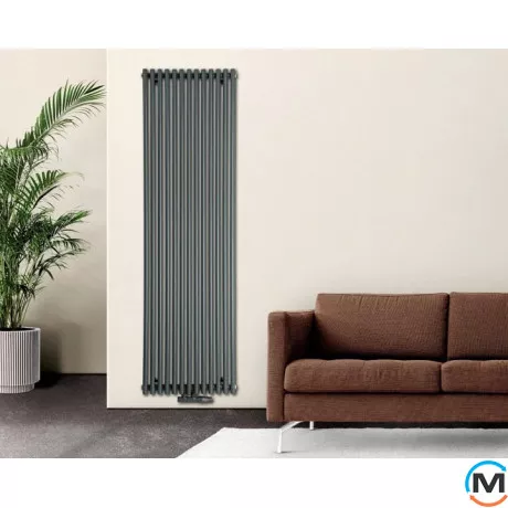 Радіатор Luxrad TOBA 1800x510 антрацит ZDC RAL7016, Колір: Антрацит, фото , зображення 3