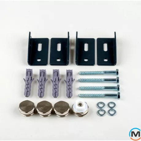 Радіатор Luxrad TOBA 1800x510 антрацит ZDC RAL7016, Колір: Антрацит, фото , зображення 4