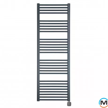 Электрическое полотенцесушитель Luxrad REGULAR 1480x500 антрацит RAL 7016, тен (600 Вт) скрытый монтаж, справа, Высота (мм): 1480, Модификация: скрытый монтаж, Исполнение: Правый, фото 