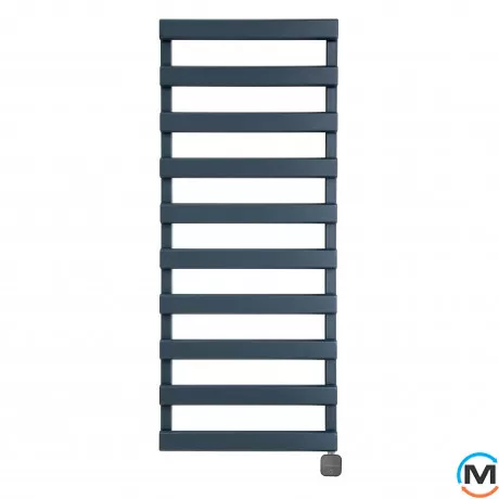 Электрическое полотенцесушитель Luxrad SCALA NEW 1230x500 антрацит RAL 7016, тен (600 Вт) скрытый монтаж, справа, Цвет: Антрацит, Высота (мм): 1230, Модификация: скрытый монтаж, Исполнение: Правый, фото 