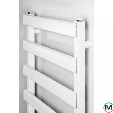 Электрическое полотенцесушитель Luxrad SCALA NEW 1230x500 белый RAL 9003, тен (600 Вт) скрытый монтаж, слева, Цвет: Белый, Высота (мм): 1230, Модификация: скрытый монтаж, Исполнение: Левый, фото , изображение 5