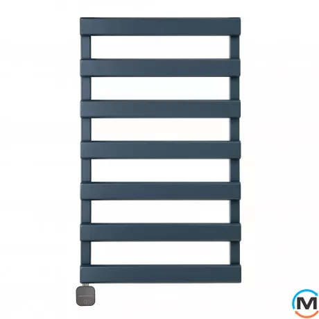 Електричний сушка для рушників Luxrad SCALA NEW 840x500 антрацит RAL 7016, тен (300 Вт) прихований монтаж, зліва, Колір: Антрацит, Висота (мм): 840, Модифікація: скрытый монтаж, Виконання: Лівий, фото 