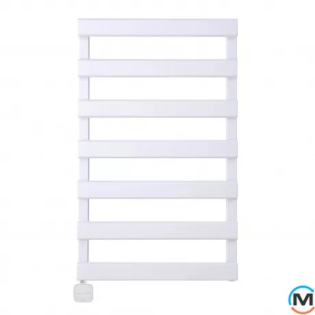 Электрическое полотенцесушитель Luxrad SCALA NEW 840x500 белый RAL 9003, тен (300 Вт) скрытый монтаж, слева, Цвет: Белый, Высота (мм): 840, Модификация: скрытый монтаж, Исполнение: Левый, фото 