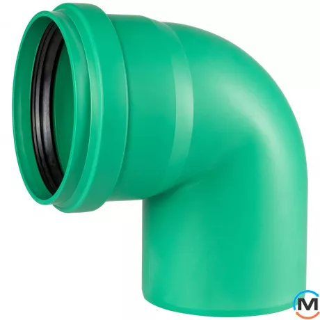 Коліно каналізаційне Ostendorf KG2000B 200х87 °, Градус (град.): 87, Діаметр (мм): 200, фото 