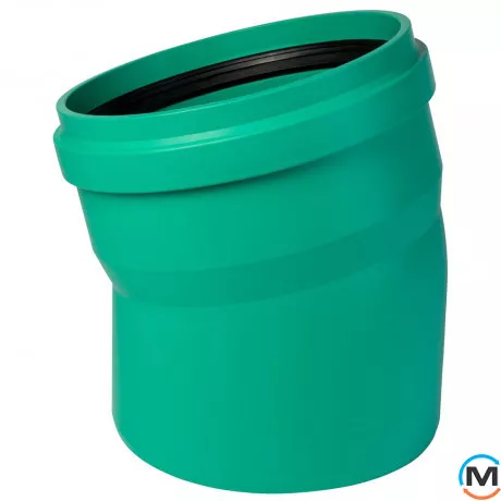 Коліно каналізаційне Ostendorf KG2000B 400х15°, Градус (град.): 15, Діаметр (мм): 400, фото 