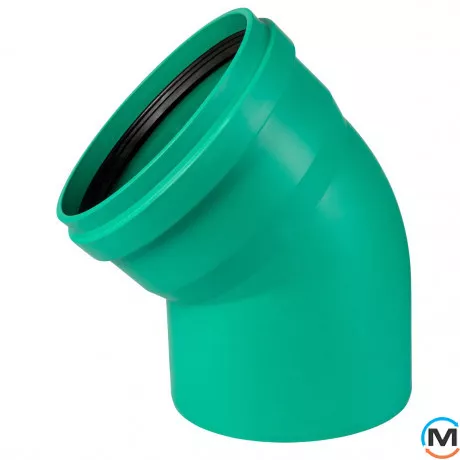 Коліно каналізаційне Ostendorf KG2000B 400х45°, Градус (град.): 45, Діаметр (мм): 400, фото 