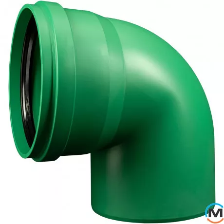 Коліно каналізаційне Ostendorf KG2000B 400х87°, Градус (град.): 87, Діаметр (мм): 400, фото 