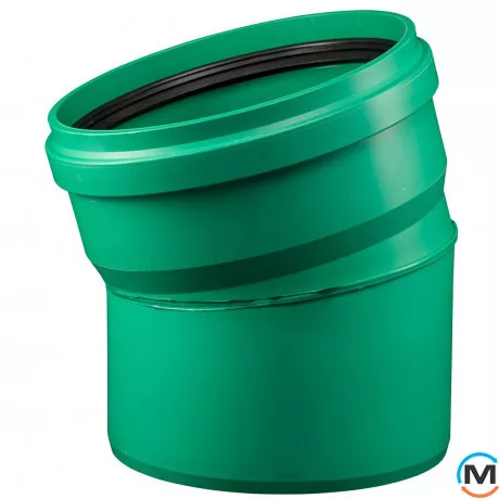 Коліно каналізаційне Ostendorf KG2000B 500х15°, Градус (град.): 15, Діаметр (мм): 500, фото 