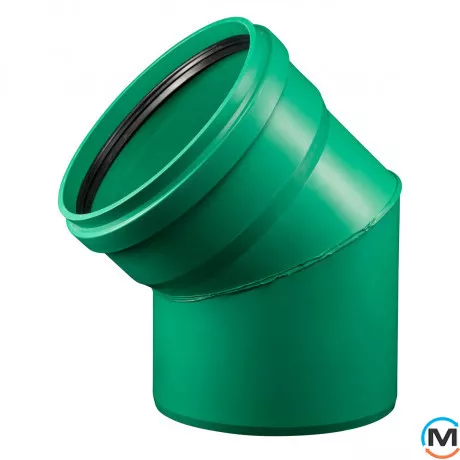 Коліно каналізаційне Ostendorf KG2000B 500х45°, Градус (град.): 45, Діаметр (мм): 500, фото 