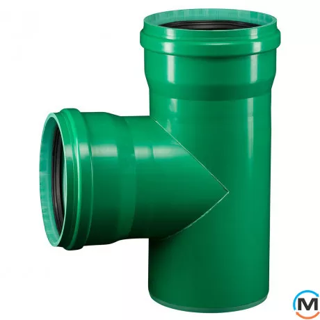 Тройник канализационный Ostendorf KG2000EA 500х500 45°, Градус (град.): 45, Диаметр (мм): 500, Модификация: 500х500 45°, фото 