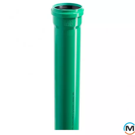 Труба канализационная Ostendorf KG2000EM 110х5000 мм, Диаметр (мм): 110, Длина (мм): 5000, фото 