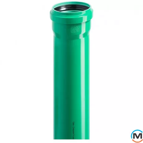 Труба канализационная Ostendorf KG2000EM 150х1000 мм, Диаметр (мм): 160, Длина (мм): 1000, фото 