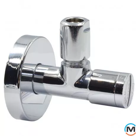 Кран Albertoni з фільтром LINEA вентильний для сантехприладів Ø1/2" х 3/8", Модифікація: С фильтром, фото 