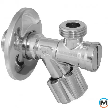 Кран Albertoni з фільтром вентильний для сантехприладів Ø1/2" х 3/4", Діаметр різьблення: 1/2'' x 3/4'', фото 