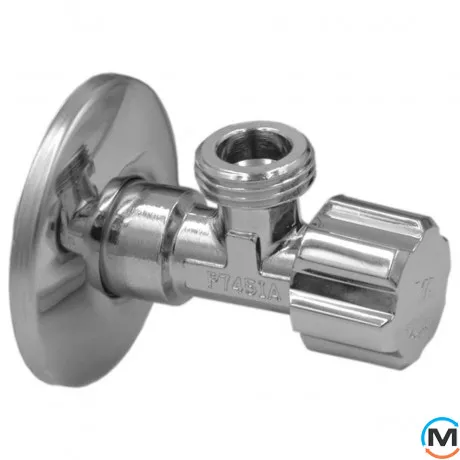 Кран Albertoni вентильний для сантехприладів Ø1/2" х 3/4", Діаметр різьблення: 1/2'' x 3/4'', фото 