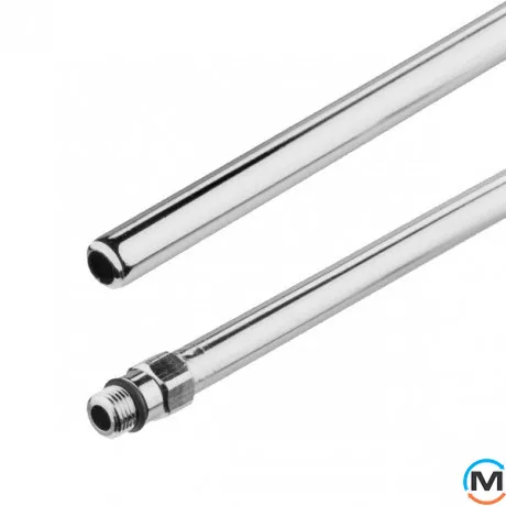 Трубка для смесителя М10 х Ø10 хромированная L=0,6 г ALBERTONI, Длина  (см): 60, фото 