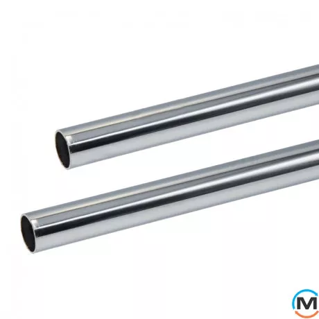 Трубка хромированная в штанге Ø15 L = 1,6 м VA Albertoni, Диаметр (мм): 15, Длина  (см): 160, фото 