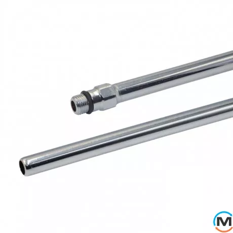 Трубка Albertoni для змішувача М10 х Ø10 хромована L=0,35 м, Довжина (см): 35, фото 