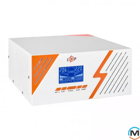ИБП LogicPower с правильной синусоидой 12V LPM-PSW-1500VA (1050Вт) White, фото , изображение 4