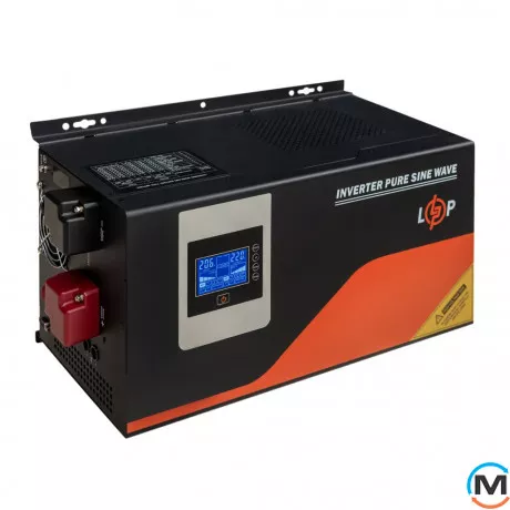 ДБЖ LogicPower LPM-PSW-3000VA (2000Вт) з правильною синусоїдою 24V, Потужність, VA/W: 3000/2000, фото , зображення 3