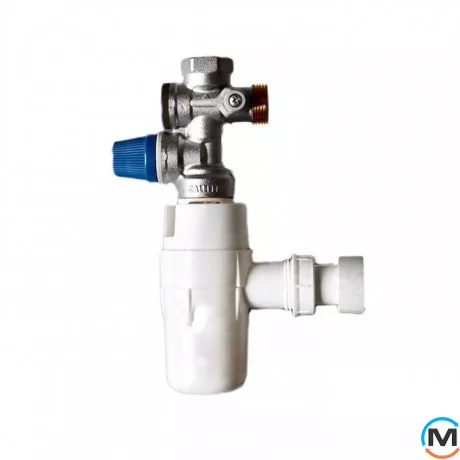 Комплект безопасности бойлера Caleffi вертикальный (группа безопасности Ø1/2" + сифон Ø25/32) 526142KIT, фото , изображение 2