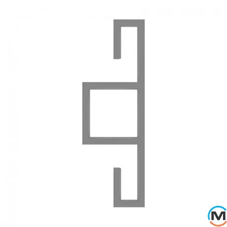 Полотенцесушитель Genesis-Aqua Artan 1500x500 графит, Цвет: Графит, фото 