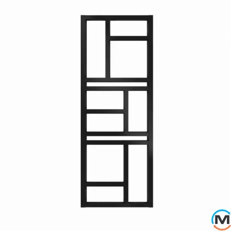 Сушка для рушників Genesis-Aqua Bellis 1400x530 чорний, Колір: Чорний, фото 