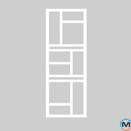 Сушка для рушників Genesis-Aqua Bellis 1400x530 білий, Колір: Білий, фото 