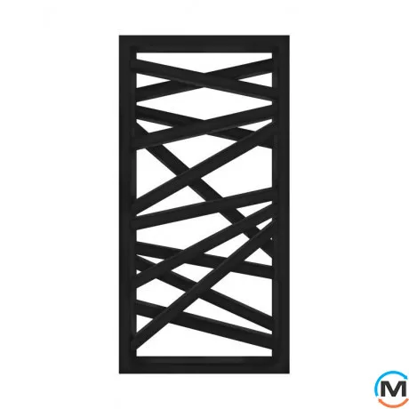 Сушка для рушників Genesis-Aqua Derun 1200x530 чорний, Колір: Чорний, фото 