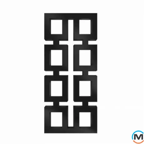 Полотенцесушитель Genesis-Aqua Grazia 1700x600 черный, Цвет: Черный, Высота (мм): 1700, фото 