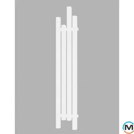 Сушка для рушників Genesis-Aqua Kiy 1350x305 білий, Колір: Білий, фото 