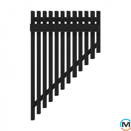 Сушка для рушників Genesis-Aqua Oscar 1000x515 чорний, Колір: Чорний, фото 