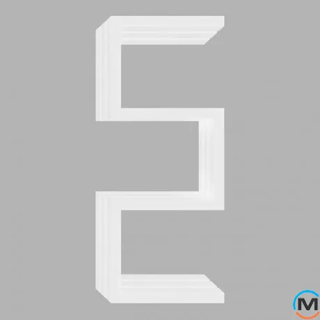 Полотенцесушитель Genesis-Aqua Ozolla 1200x500x190 белый, Цвет: Белый, фото 