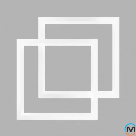 Полотенцесушитель Genesis-Aqua Ozzi 650x650 белый, Цвет: Белый, фото 