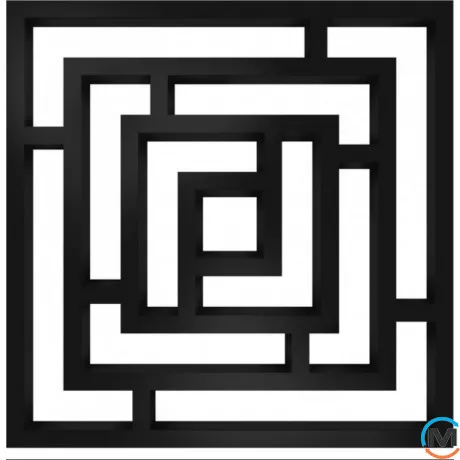 Сушка для рушників Genesis-Aqua Web 700x700 графіт, Колір: Графіт, фото 