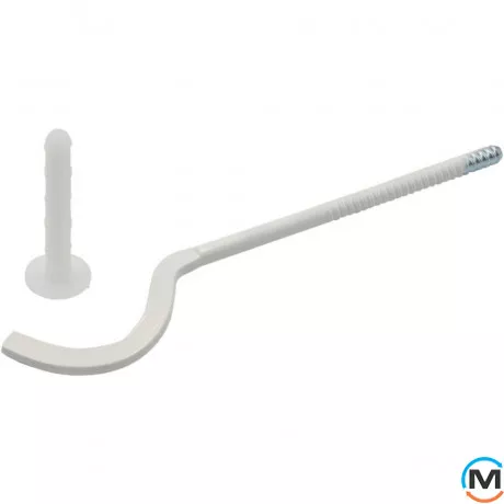 Кронштейн для чугунных советов. длинный (Белый) 250 x 8,8 мм Raccorderie Metalliche, фото 