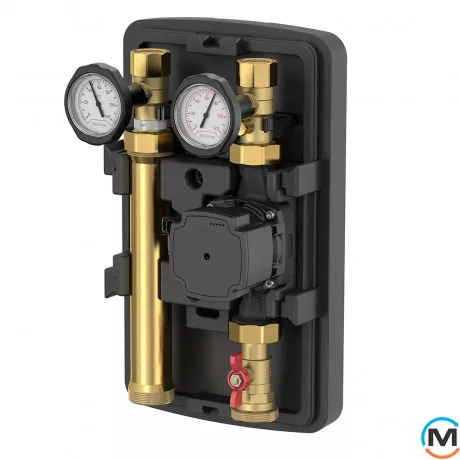Насосная группа Meibes MeiFlow Top S UC DN25 прямая с насосом Grundfos UPM3 Hybrid 25-70 Поколение 9, фото 