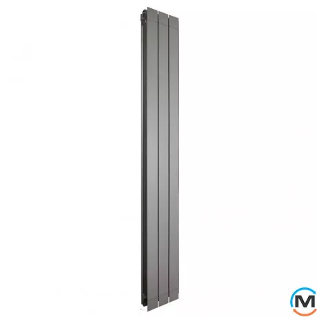 Радиатор алюминиевый Nova Florida (3 секции) LEDRO S/90 1600 мм GRAPHITE 3R, Цвет: Графит, Межосевое расстояние (мм): 1600, Кол-во секций: 3, фото 