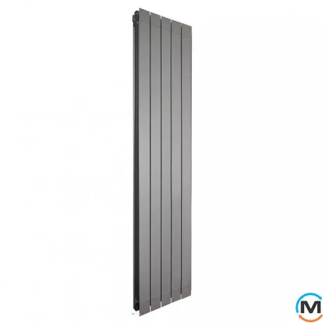 Радіатор алюмінієвий Nova Florida (5 секцій) LEDRO S/90 2000 мм GRAPHITE 3R, Колір: Графіт, Міжосьова відстань (мм): 2000, Кількість секцій: 5, фото 