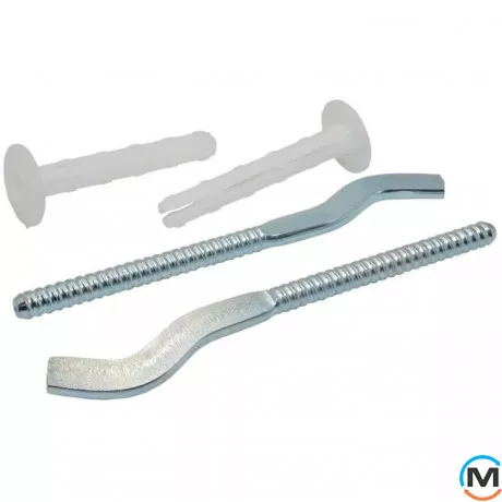 Кронштейн для алюминиевого радиатора "Шуруп" 170 х 8,8 мм Raccorderie Metalliche, фото 