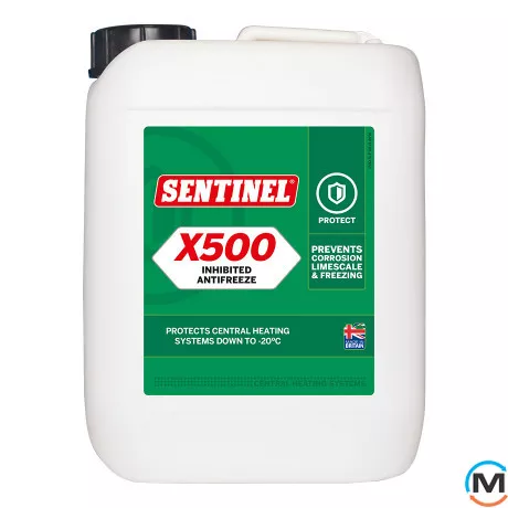 Антифриз для захисту систем опалення від замерзання 20л концентрат Sentinel X500, Модифікація: X500 Inhibited Antifreeze, Об'єм (л): 20, фото 
