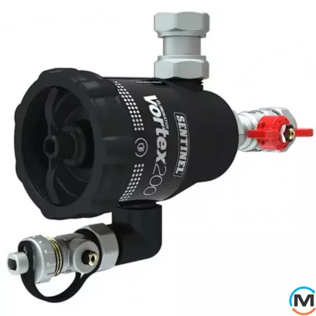 Сепаратор шламу Sentinel Vortex 200 ultraCompact з магнітним уловлювачем різьблення 3/4", фото 