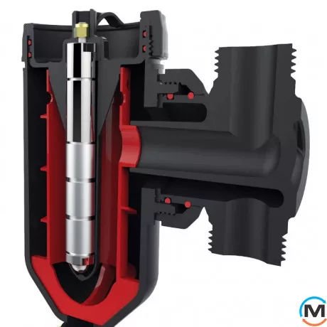 Сепаратор шлама Sentinel Vortex 500 Large с магнитным уловителем резьба 1", Диаметр резьбы: 1", фото , изображение 3