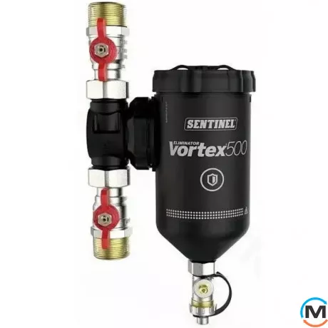 Сепаратор шлама Sentinel Vortex 300 Compact с магнитным уловителем резьба 3/4", Диаметр резьбы: 3/4", фото 