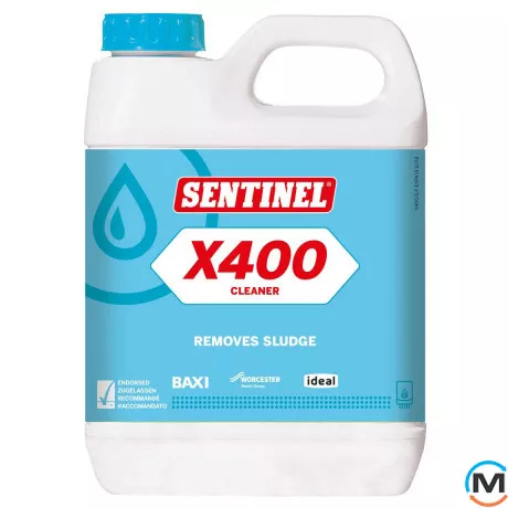 Рідина для очищення систем опалення в циркуляційному режимі Sentinel X400, Модифікація: X400 Cleaner, Об'єм (л): 1, фото 