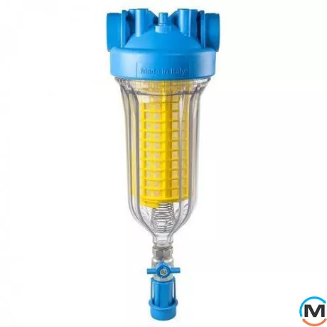 Фильтр самопромывной Atlas Filtri HYDRA BIG Ø11/2" (пластик) + картридж RLH 50 mcr KIT, Диаметр резьбы: 1 1/2", Количество микрон (мКм): 50, фото 