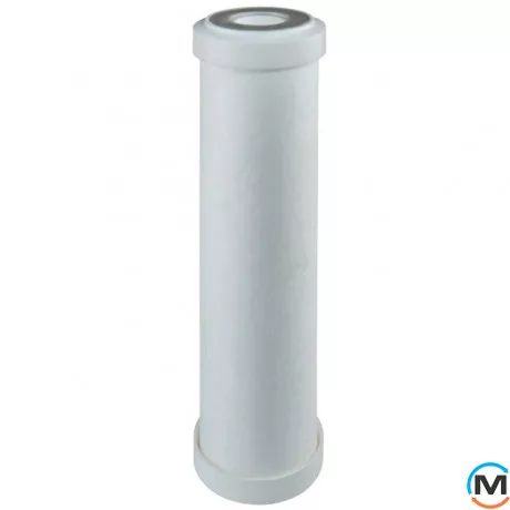 Картридж Atlas Filtri комбінований (спінений поліпропілен/кокосове вугілля) CA 10" SX 25 mcr 45°, фото 