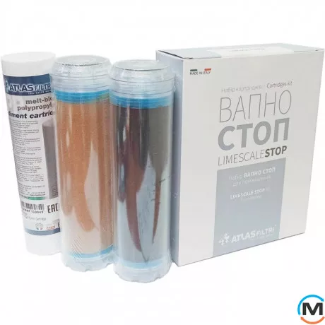Набор Картридж Atlas Filtriв для тройных систем NEW! ВАПНО СТОП (CPP+QA CF+LA) Srl, фото 