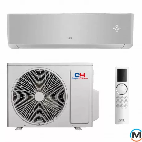 Кондиціонер Cooper&Hunter SUPREME CONTINENTAL CH-S24FTXAL2-SC, Колір: Срібло, Площа приміщення (кв.м): 75, фото 